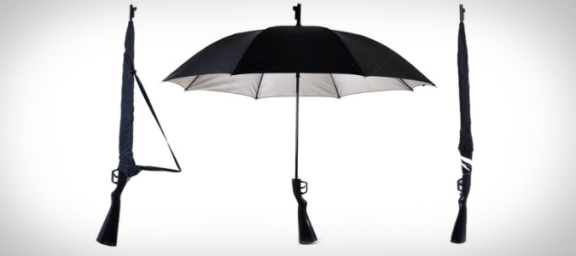 Gunbrella – The Coolest Riffle To Defend Your From Rain